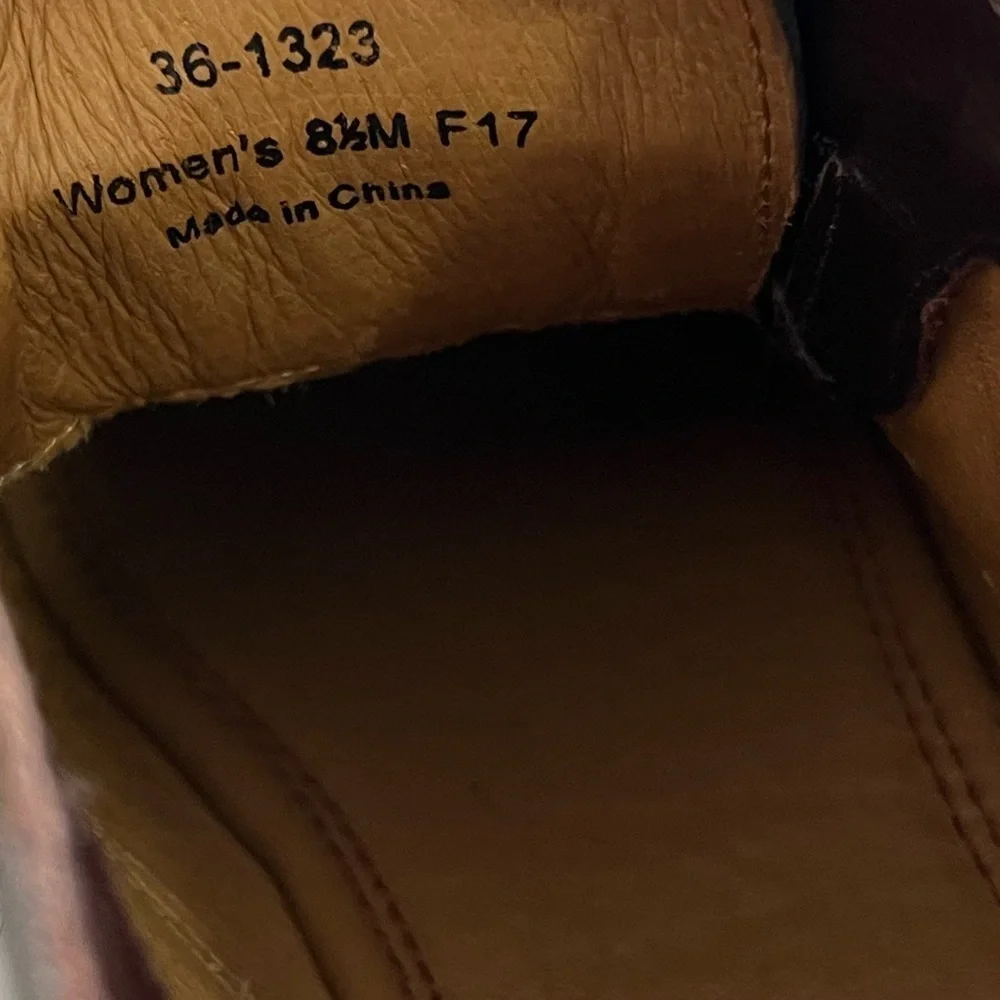 Trask Addy Chukka Calf Hair Leather Boots Brown Size 8.5 M
